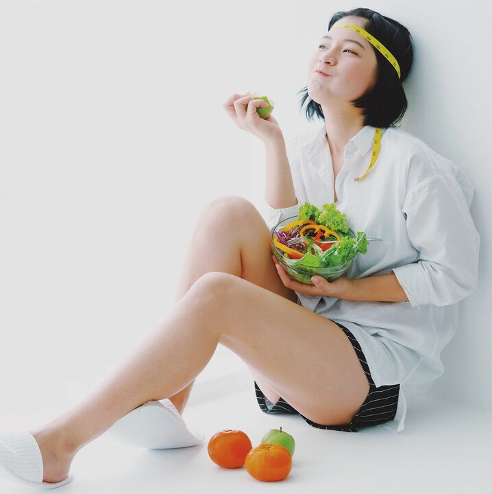 غذای سالاد سبزیجات تازه لاغری رژیم غذایی ژاپنی